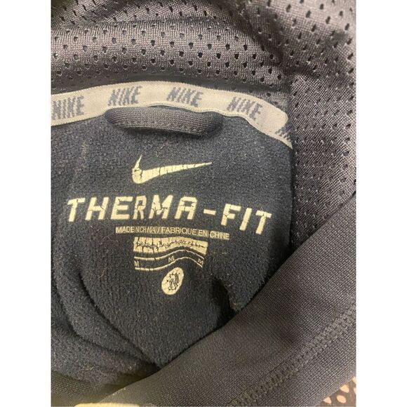 Nike Therma Fit Men’s Hoodie Navy Blue Size M - Picture 5 of 8
